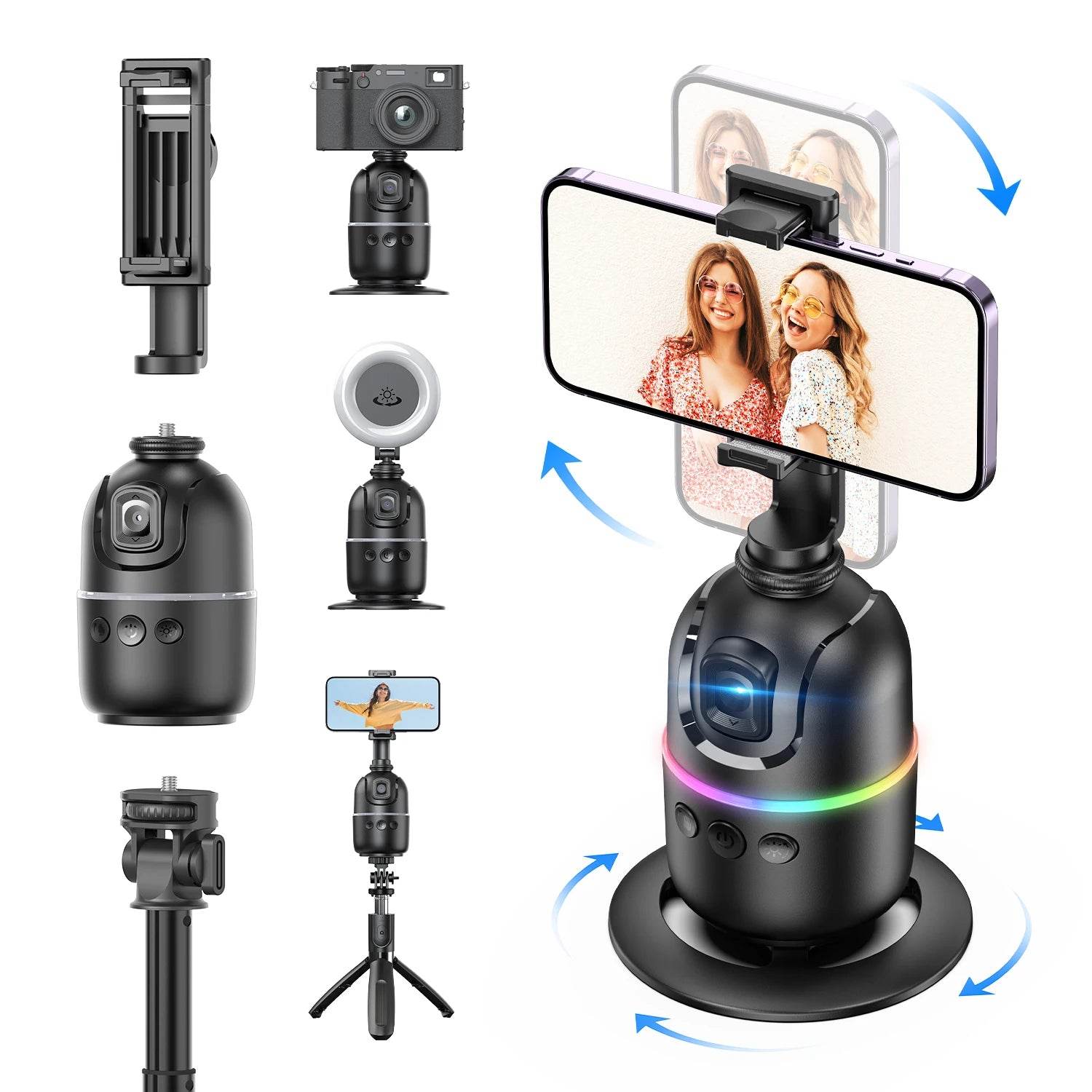 Selfieshow P03 Gimbal Stabilizer with 360 Rotation Tracking