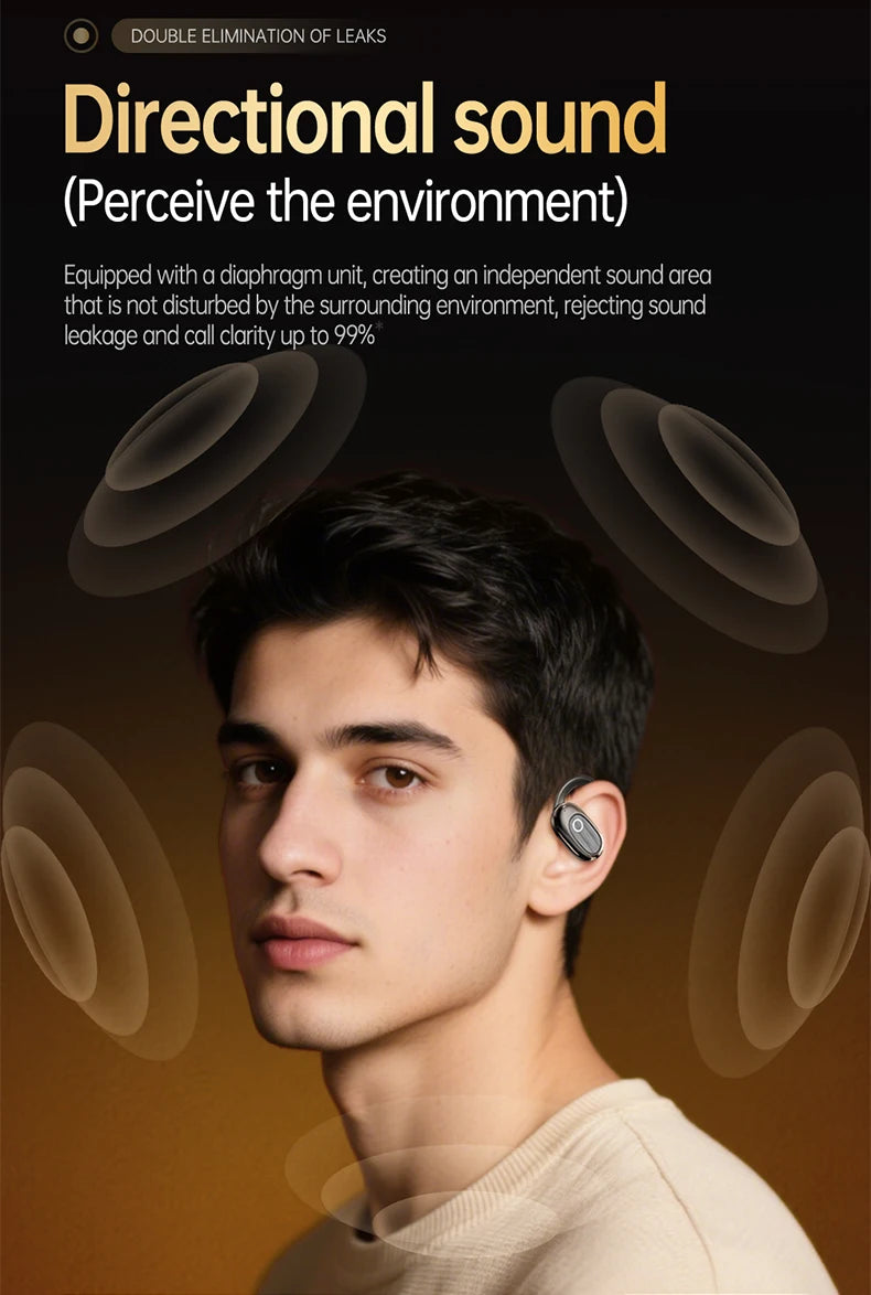 [Official Acer Product] Ohr553 Wireless Bluetooth Earphones with Earhook Design, Ows Design, Hd Calls, Comfortable Wear, Suitable for Sports and Running, Compatible with Mobile Phones, Tablets, and Laptops