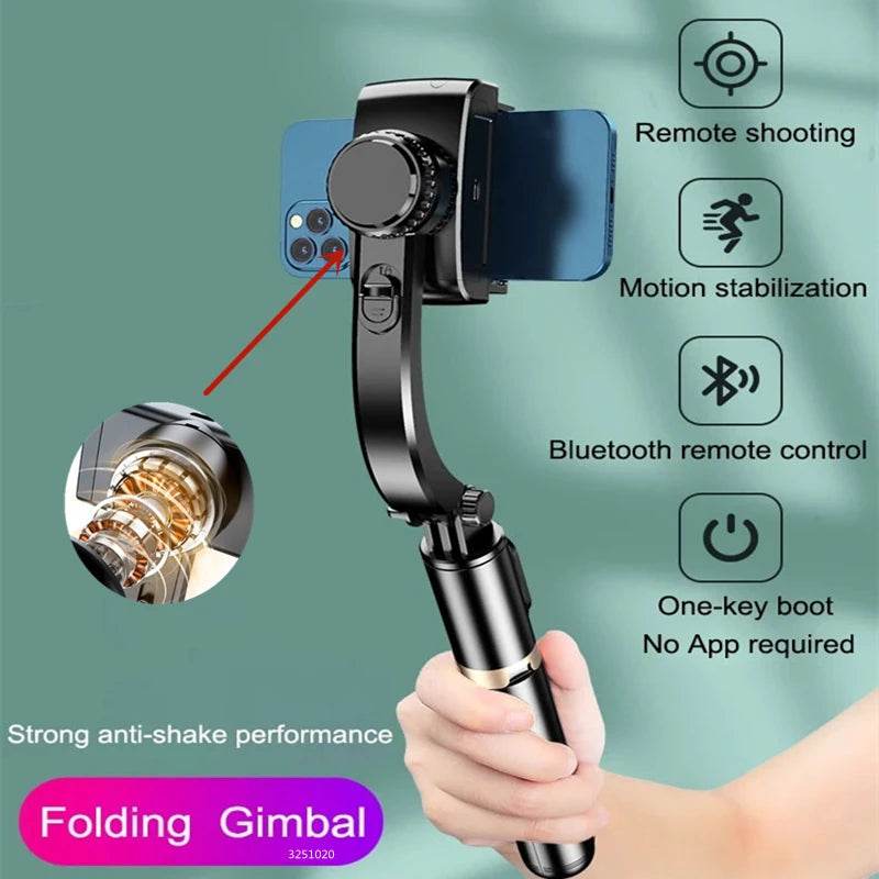 FGCLSY 2024 New Gimbal Stabilizer Selfie Stick Tripod