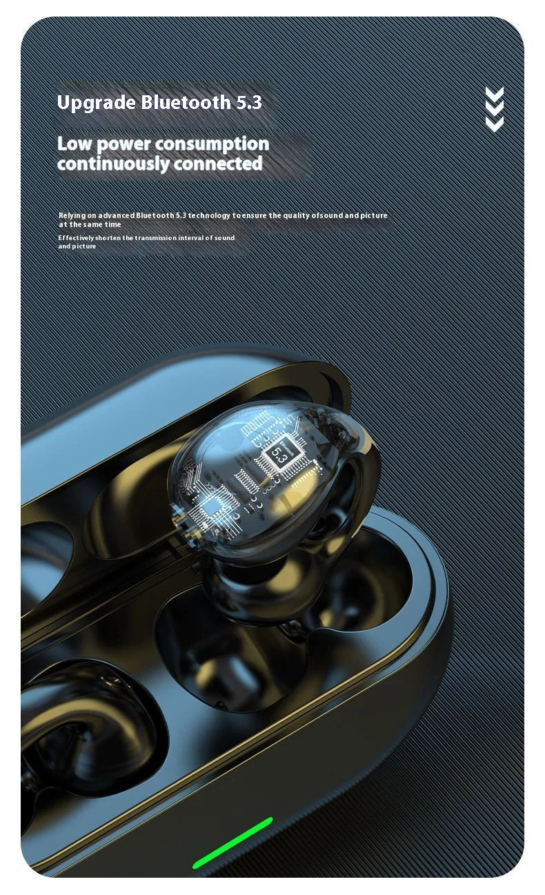 Lenovo T75 Original Bluetooth 5.3 Wireless Headphones Bone Conduction Sports Earphones HiFi Sound Quality For Phone Android