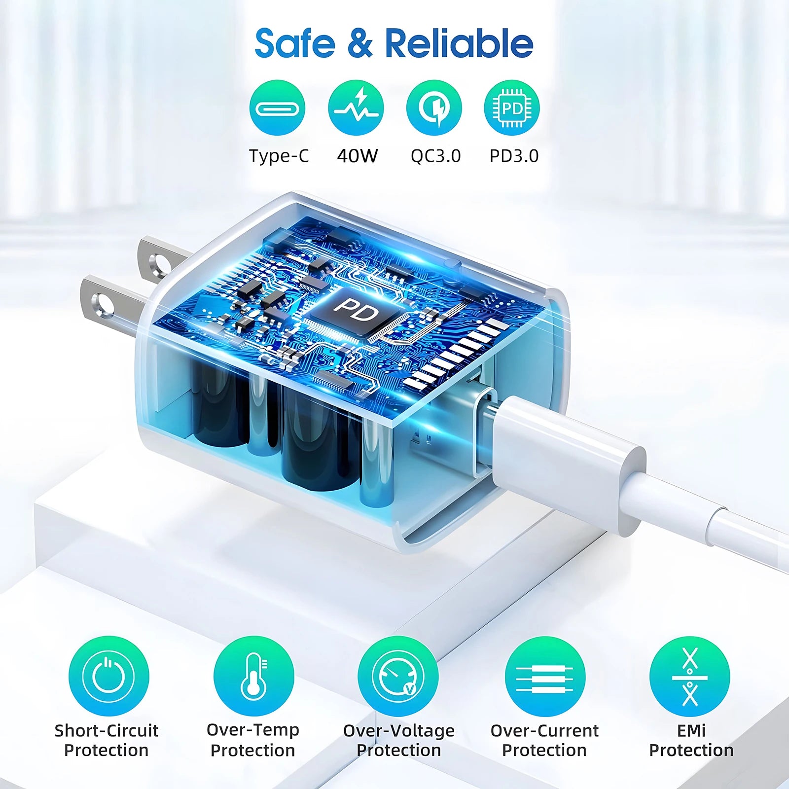 QWQ 40W USB-C Fast Charger