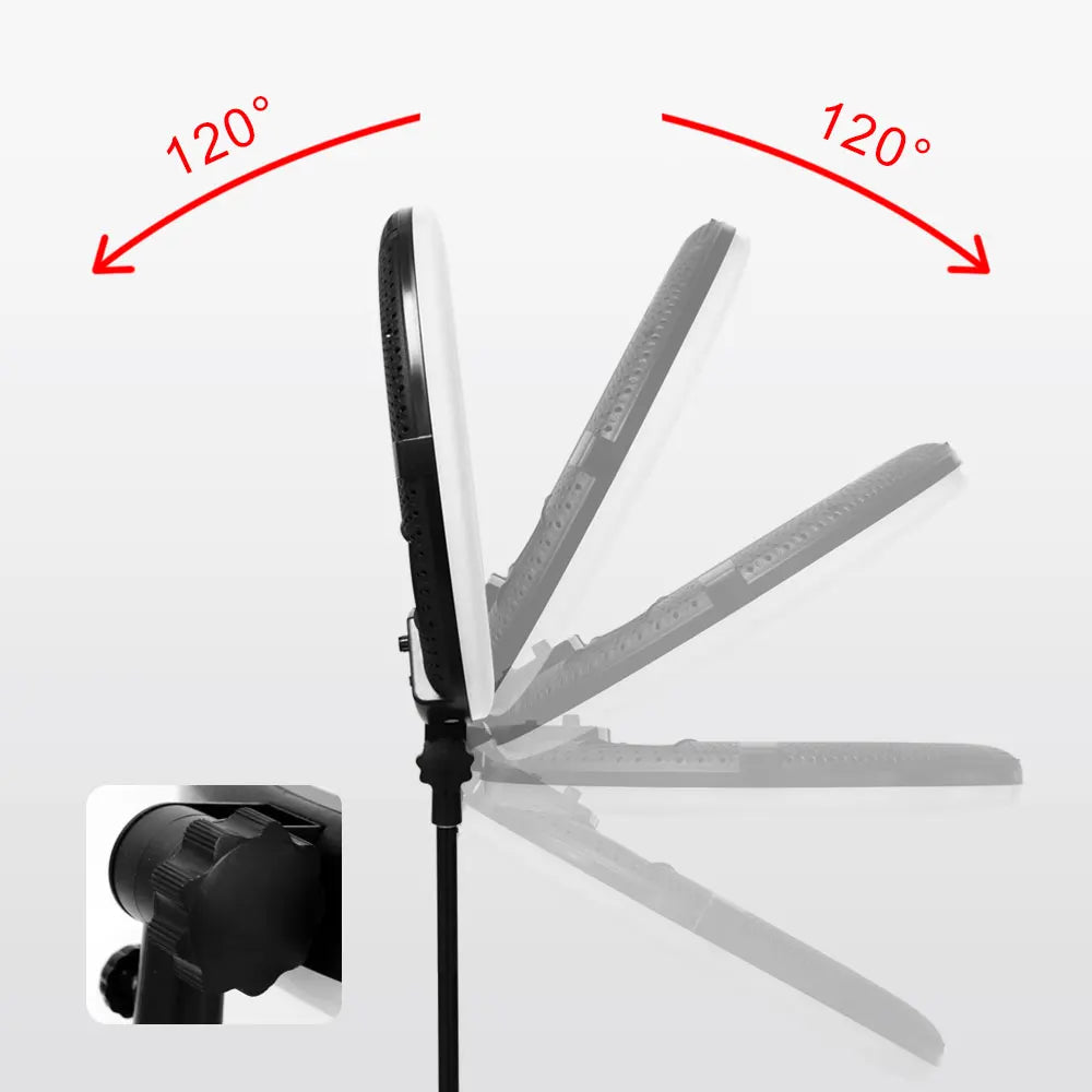 18inch FE480 96W LED Ring Light with Tripod And Remote Control Bi-color Video Lamp for Makeup Beauty Salon Photography Studio