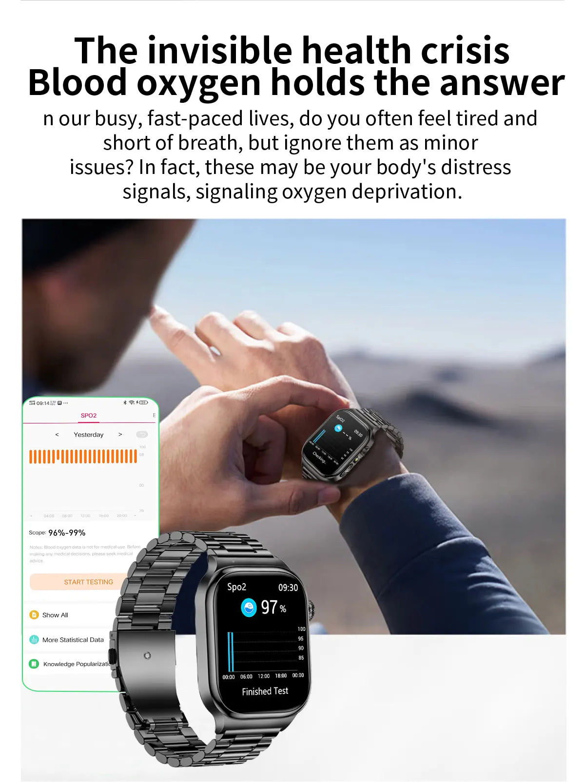 2026New Smart Watch Men Women AI Human Health diagnosis ECG+HRV Blood Pressure Uric acid Blood lipid Bluetooth Call Smartwatch