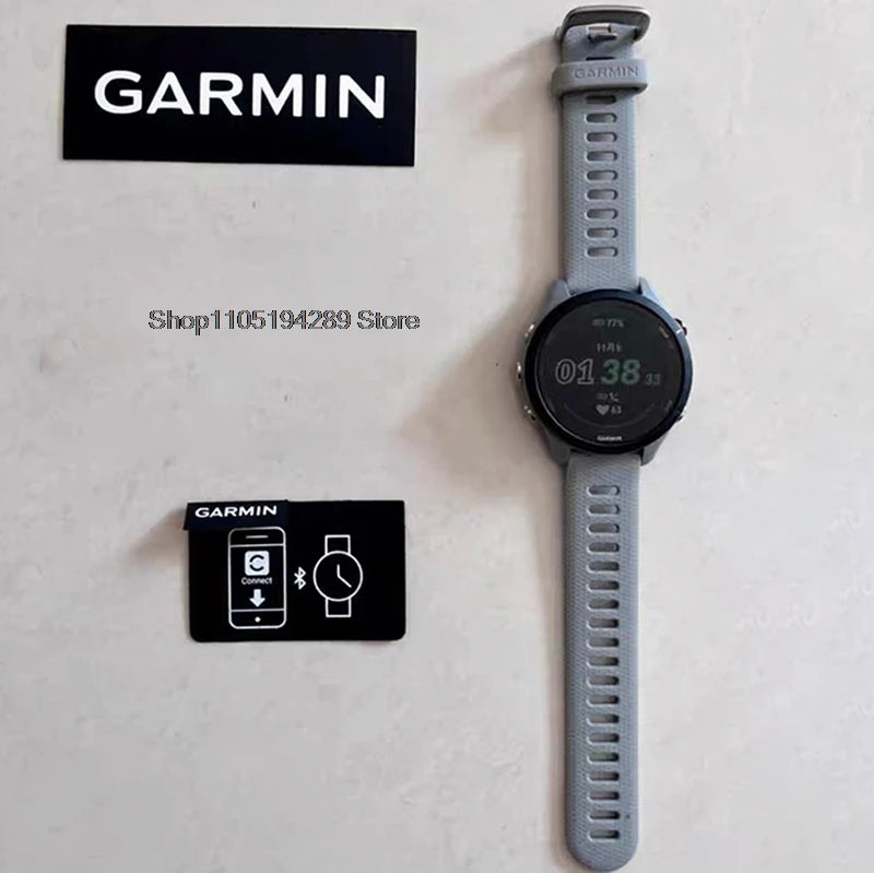 Garmin Forerunner 255 Sports Smartwatch 46mm 1.3'' Color Screen 14 Days Battery Life 4GB RAM NFC Bluetooth Wifi 5ATM Waterproof