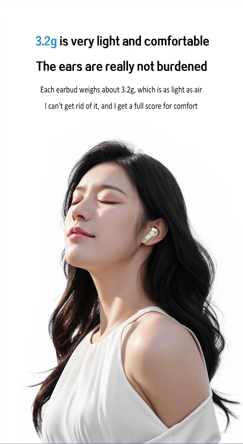 For xiaomi Lenovo Bluetooth Headphone Wireless Headset Quality HiFi Stereo Earphone ENC-calling Noise Reduction Earbuds