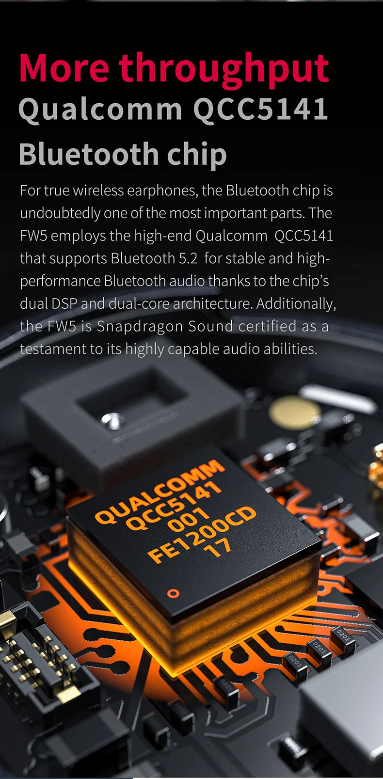 FiiO FW5 TWSWireless Bluetooth LHDC/aptX adaptive Earphones Sport Stereo HiFi Music Earbuds 10mm Dynamic Driver Earphone