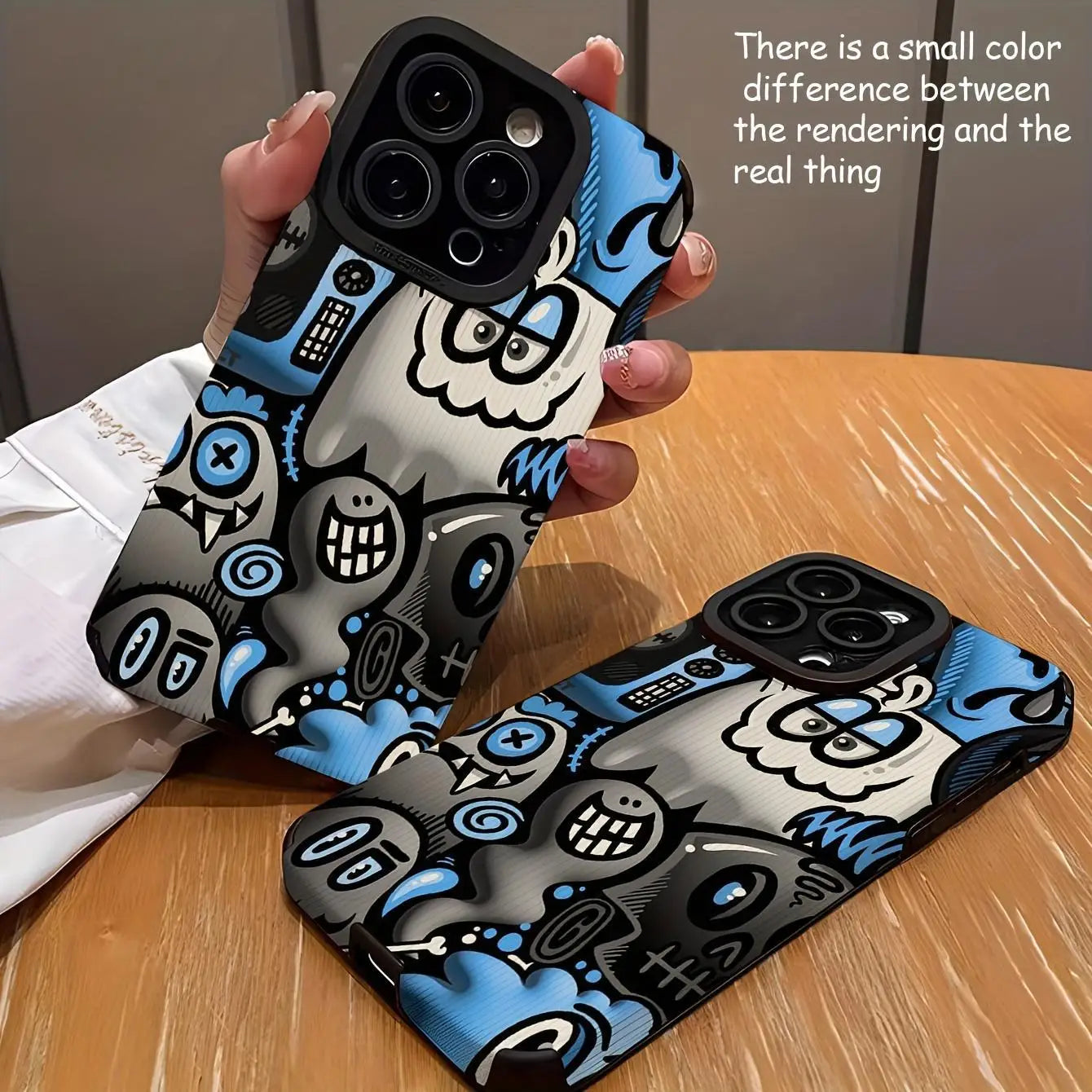 Creative Cartoon Graffiti Pattern iPhone Case