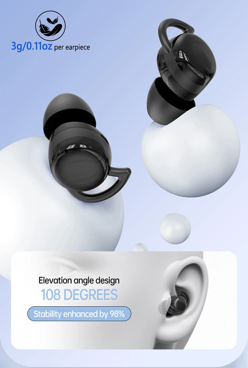 [Official Acer Product] Ohr557 Wireless Bluetooth Headphones In-Ear Design Sleep Headphones Comfortable for Wearing Sports Running Fitness Compatible with Mobile Phones Tablets Laptop Devices