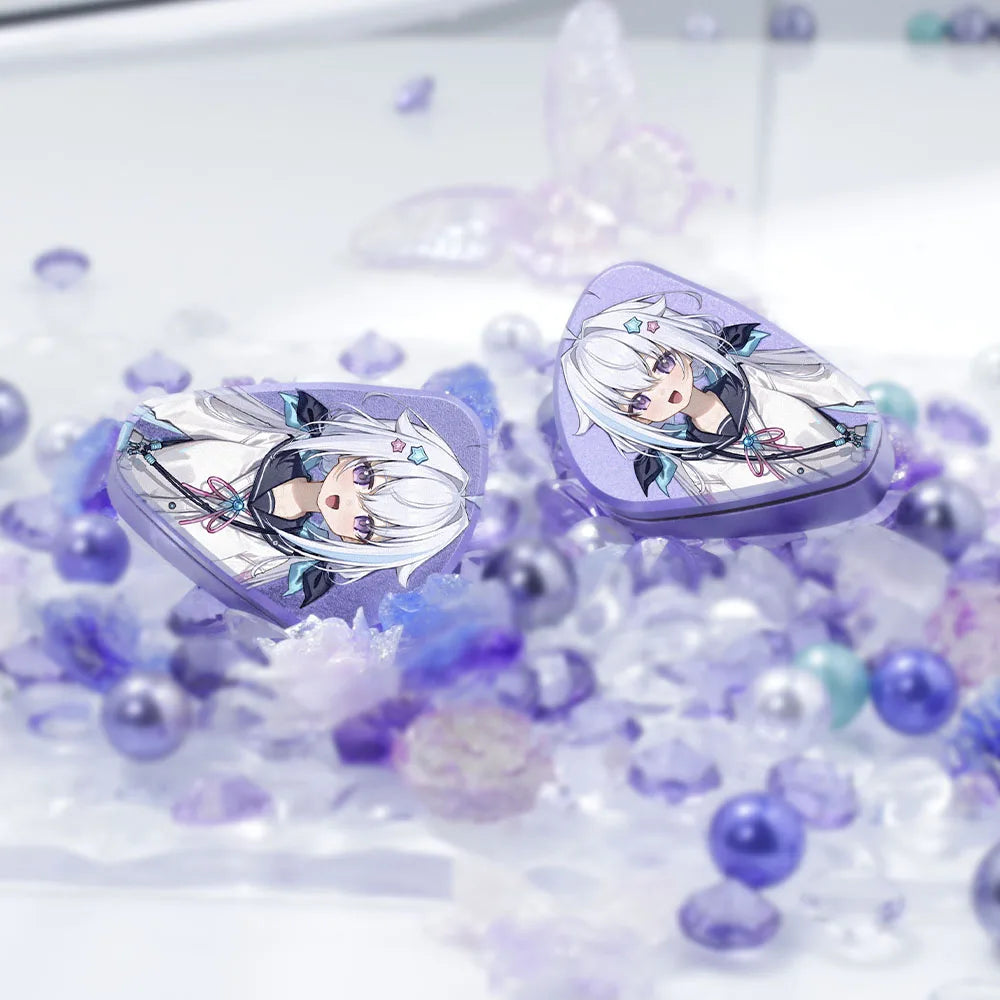 CVJ NOZOMI In-Ear Earphones 2DD+1PD New Planar 3 Unit HIFI Earbuds Interchangeable Panel Nozzle (Anime Collaboration)