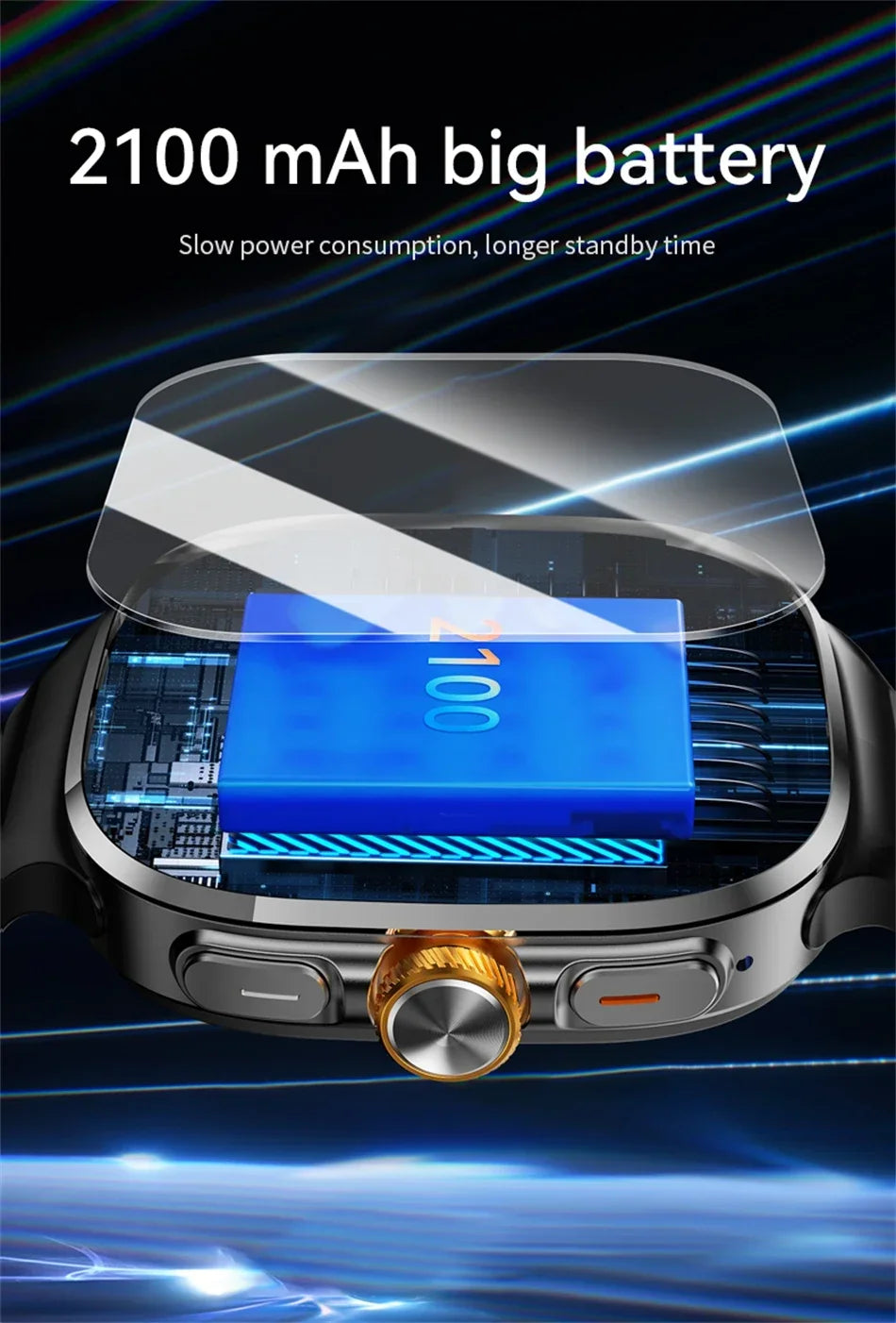 4G/5G Smartwatch 2.4 Inch HD AMOLED Screen 190° Rotary Camera GPS WiFi Android 10.0 Smart Watch with Heart Rate & Sleep Tracker