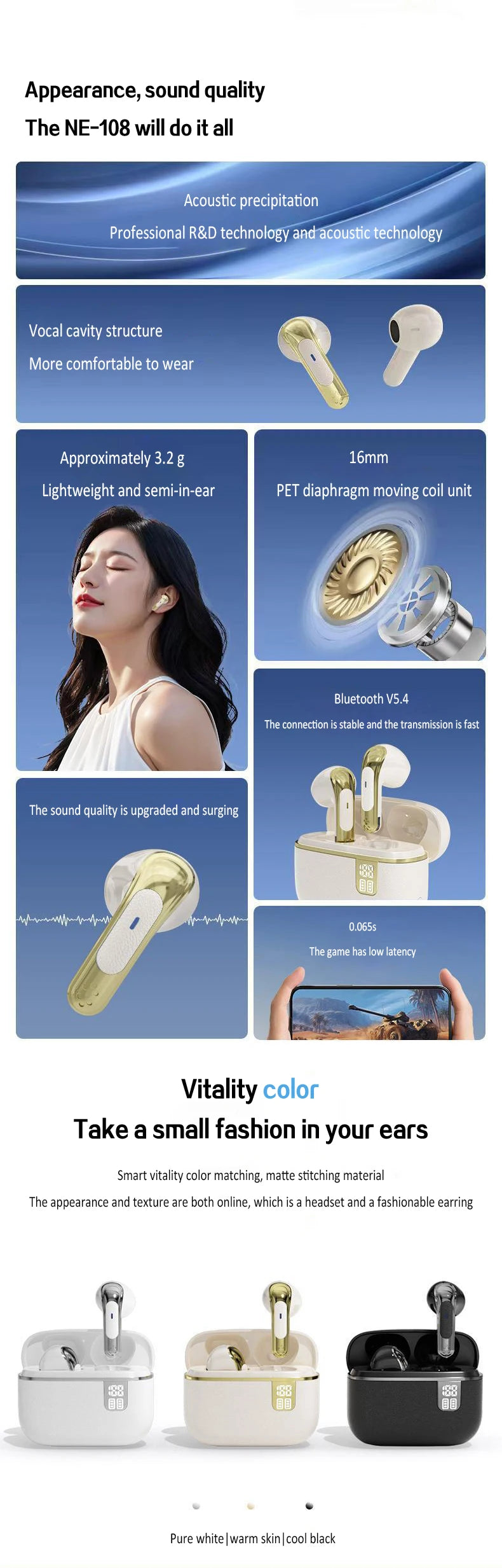 For xiaomi Lenovo Bluetooth Headphone Wireless Headset Quality HiFi Stereo Earphone ENC-calling Noise Reduction Earbuds
