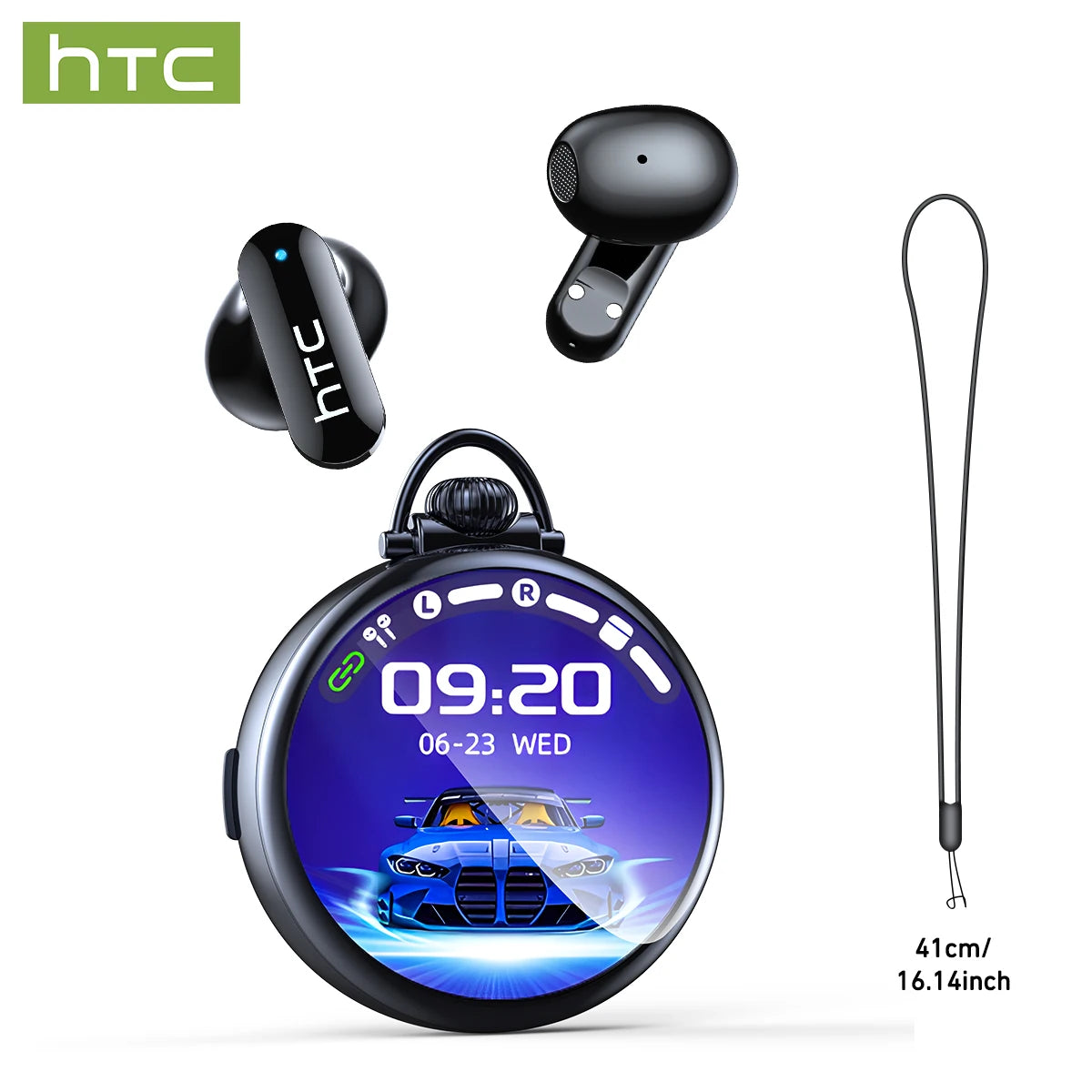 Ai Translation Smart Assistant HTC NE71 Wireless Bluetooth Earphones Headphones Full HD LCD Display Headset Music Sports Earbuds