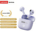 Lenovo Original Wireless Earphones Bluetooth 6.0 Long Battery Life Music Gaming Headphones HiFi Stereo Sound HD Call IP54 Earbud