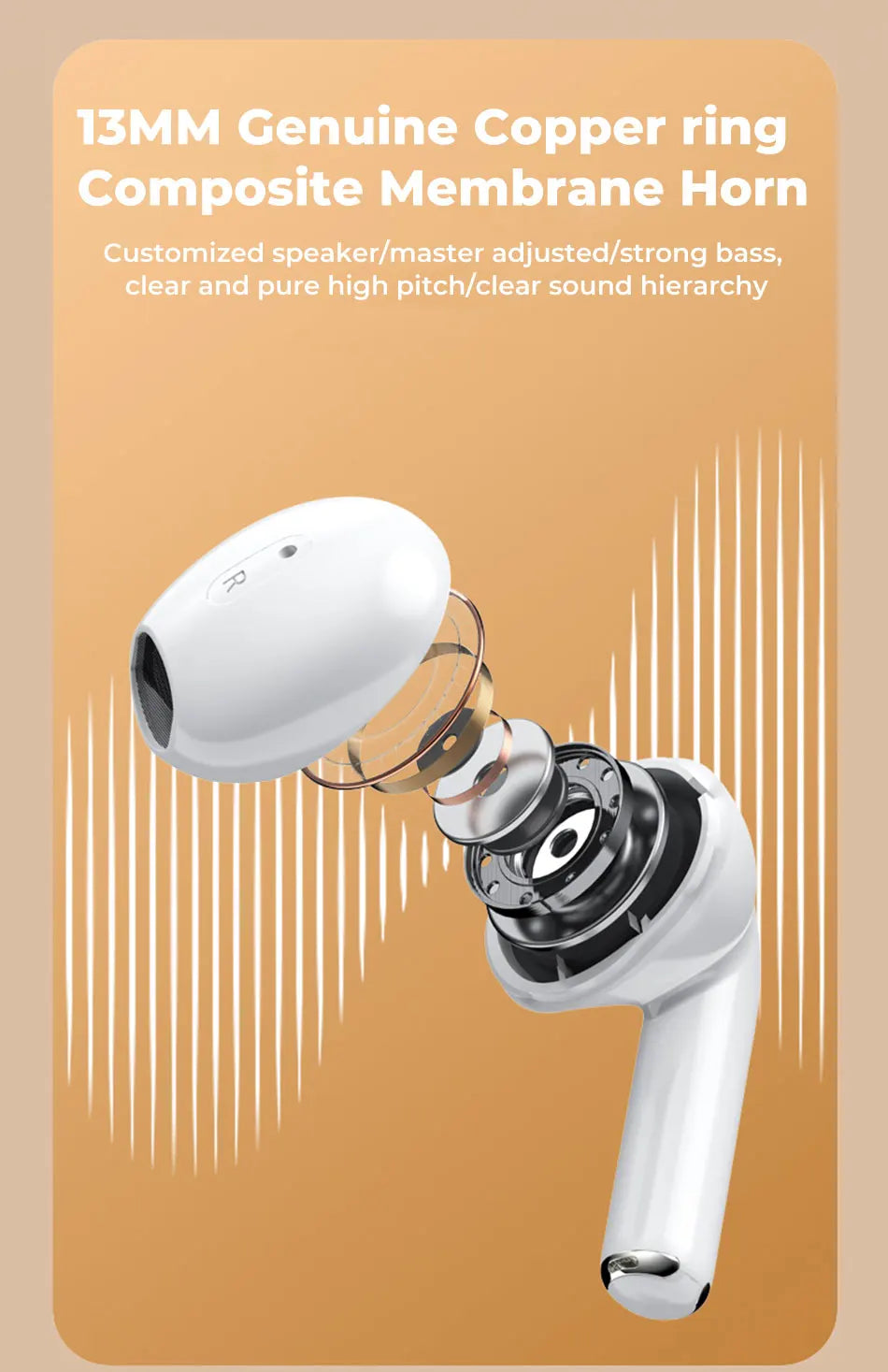 Lenovo XT97 Bluetooth Wireless Headphones With Flash Led Light  Bluetooth Earphone Wireless Earbuds Headsets With Microphones