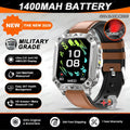 TANK Ultra 2026 1400mAh Military GPS Smart Watch Men 200Day Standby Rugged Tactical Watch 10ATM Diving SOS Satellite Alert Clock