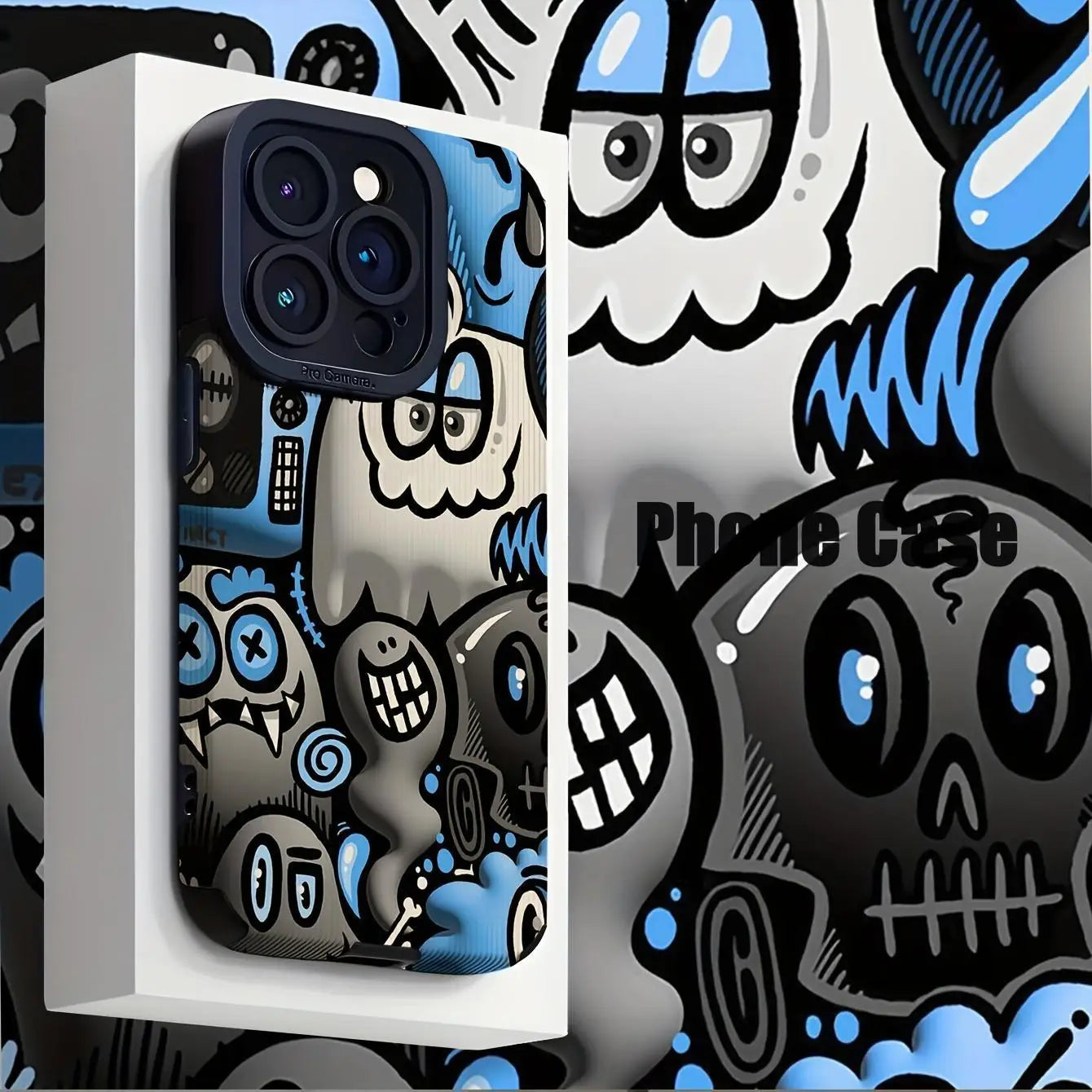 Creative Cartoon Graffiti Pattern iPhone Case