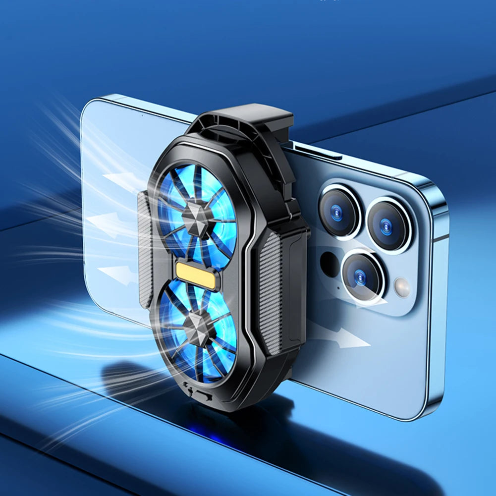 Dual-Fan Mobile Phone Game Cooler (FS01)