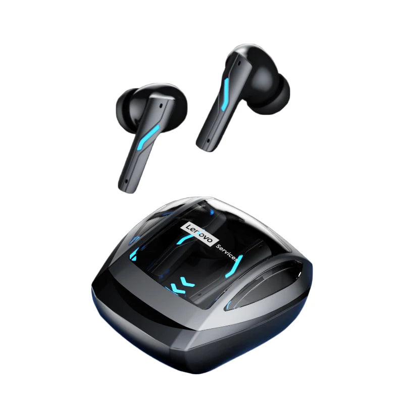 Choice Lenovo GT100 TWS Bluetooth 6.0 Gaming Earbuds Ultra Low Latency Long Endurance Wireless Headphone HD Voice Calls Earphone