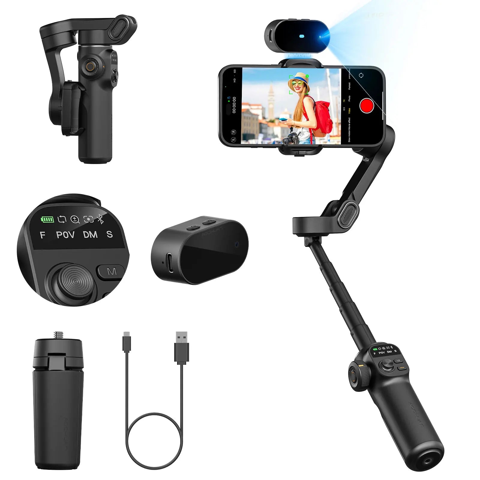 AOCHUAN Smart X2 3-Axis Handheld Smartphone Gimbal