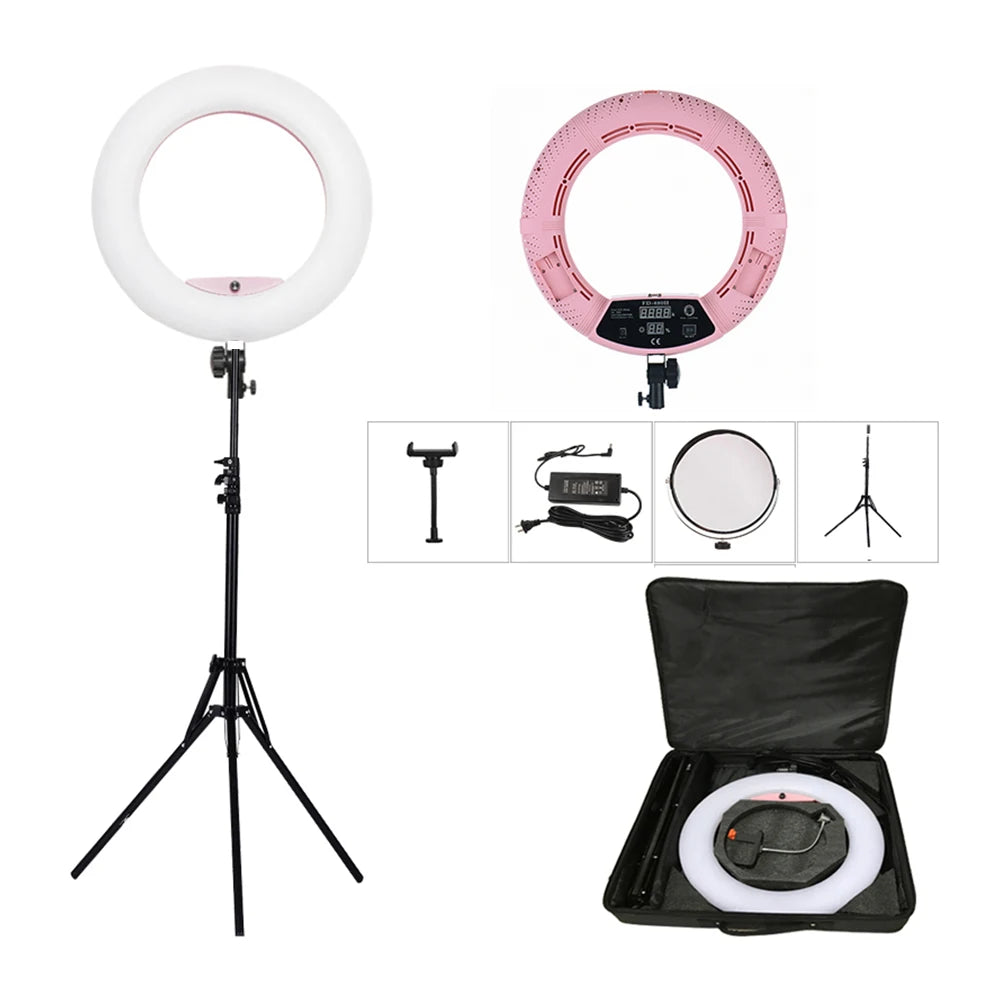 Yidoblo FD-480II 12"/18" Bi-Color LED Ring Light