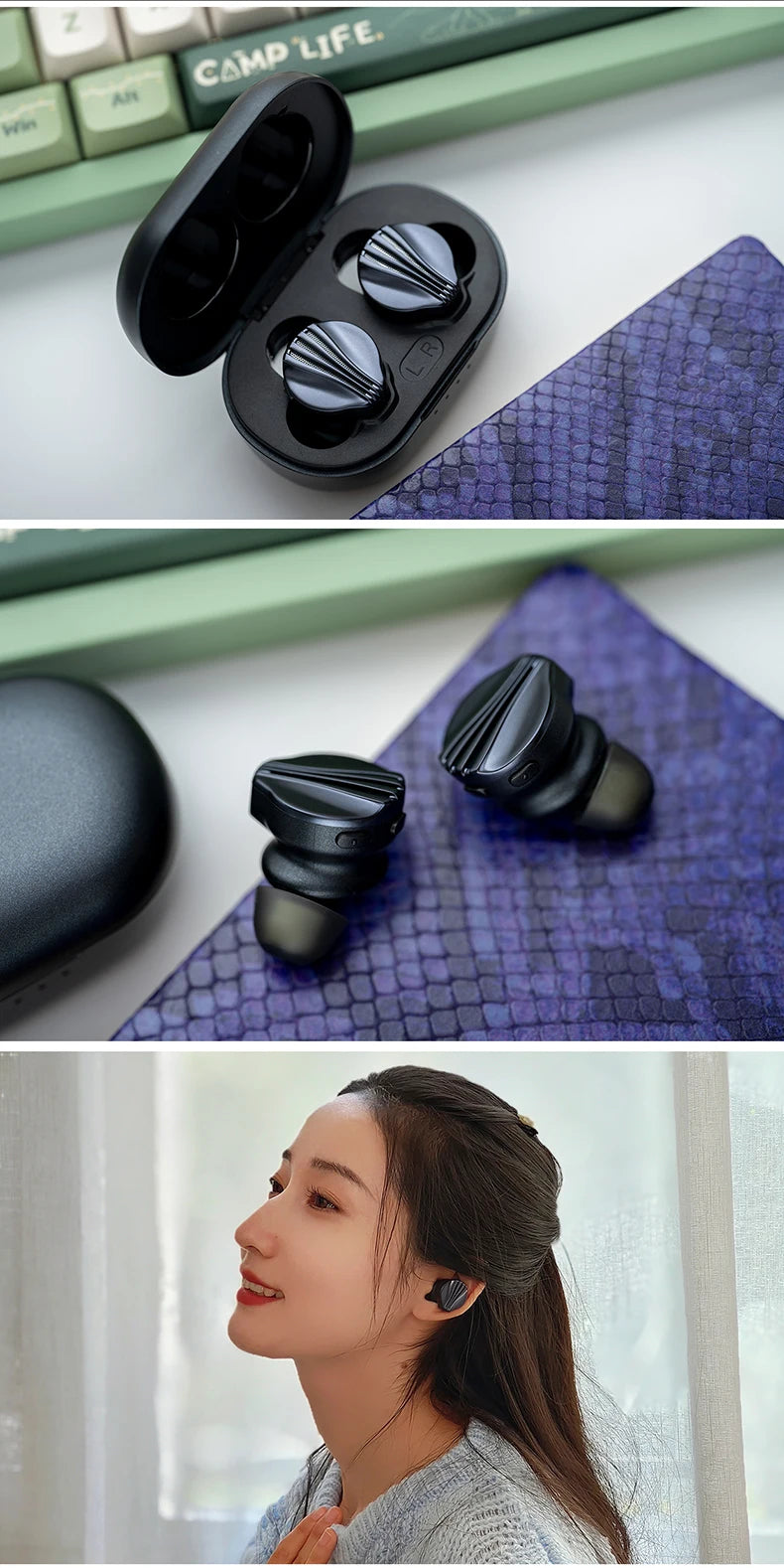 FiiO FW5 TWSWireless Bluetooth LHDC/aptX adaptive Earphones Sport Stereo HiFi Music Earbuds 10mm Dynamic Driver Earphone