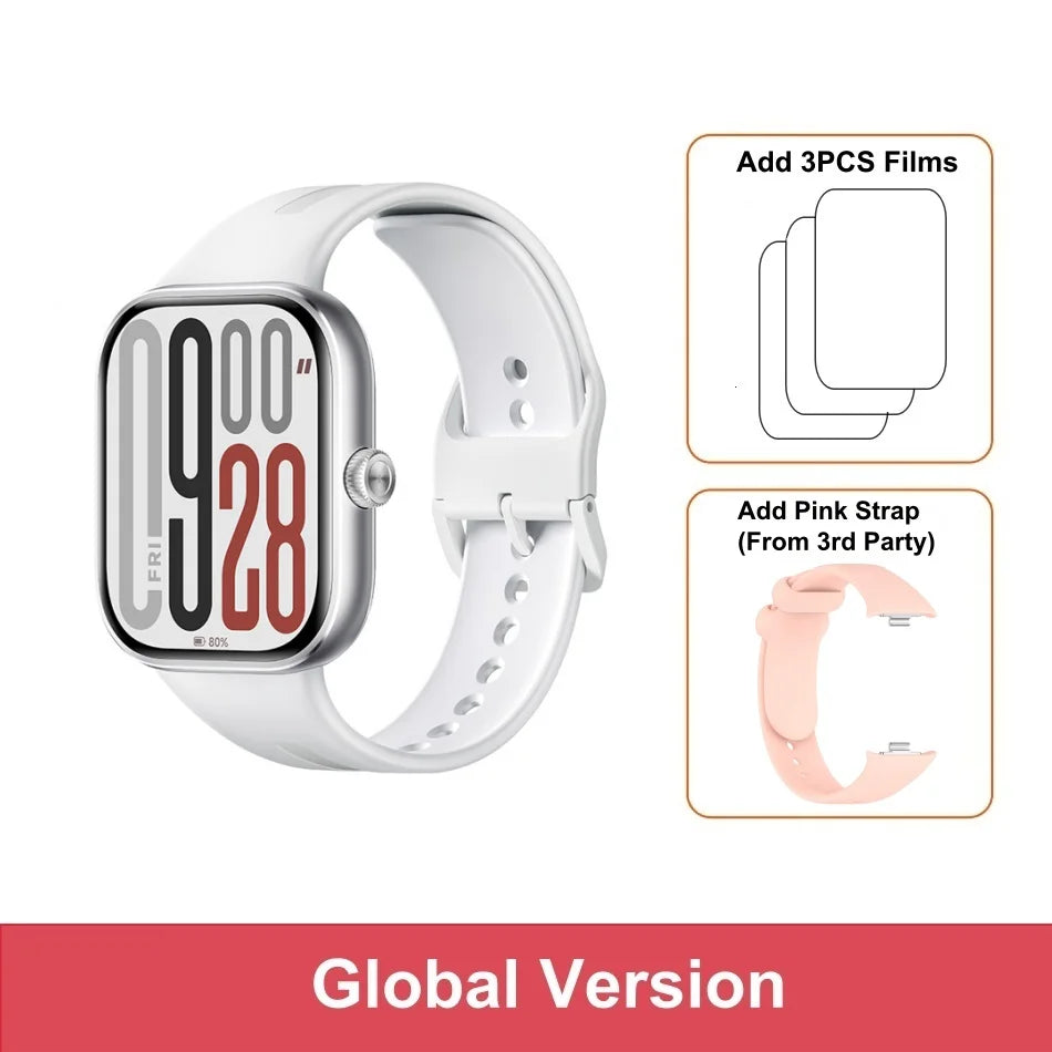Global Version Xiaomi Redmi Watch 5 Smartwatch Bluetooth Phone Call 2.07'' Display 550mAh Battery Health Monitoring Sports Mode