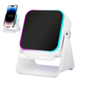 5 in 1 Wireless Induction Speaker with RGB Lights HIFI Sound Portable Bluetooth Phone Holder 8 Modes Auto-Induction Christmas Gift