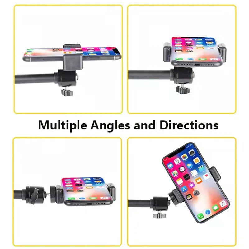 Tabletop Tripod & Overhead Phone Mount for Smartphones & DSLR