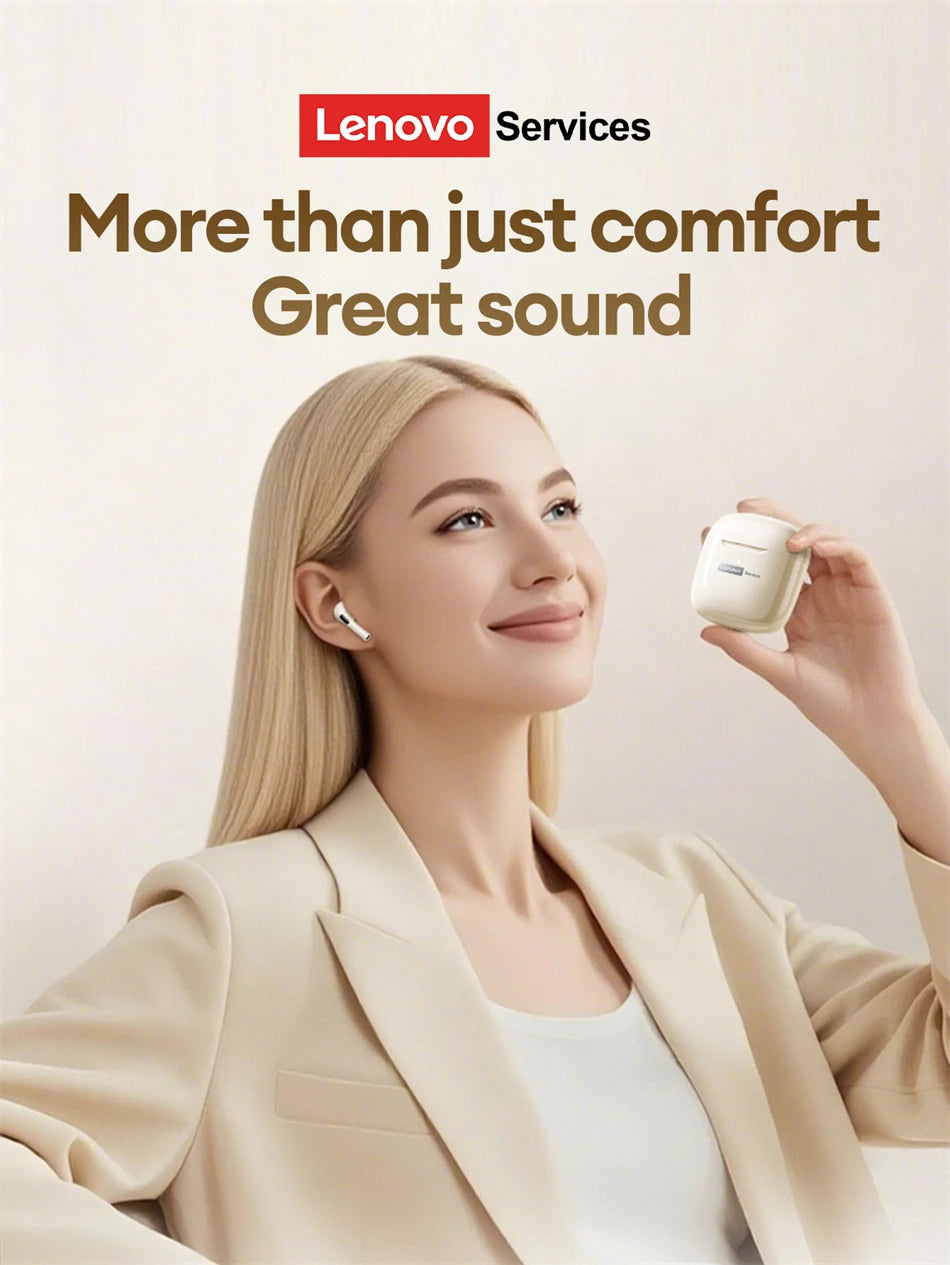 Choice Lenovo LE201 TWS Wireless Bluetooth V6.0 Headset Long Battery Life Sport In Ear Earphones HiFi Stereo HD Call Headphones