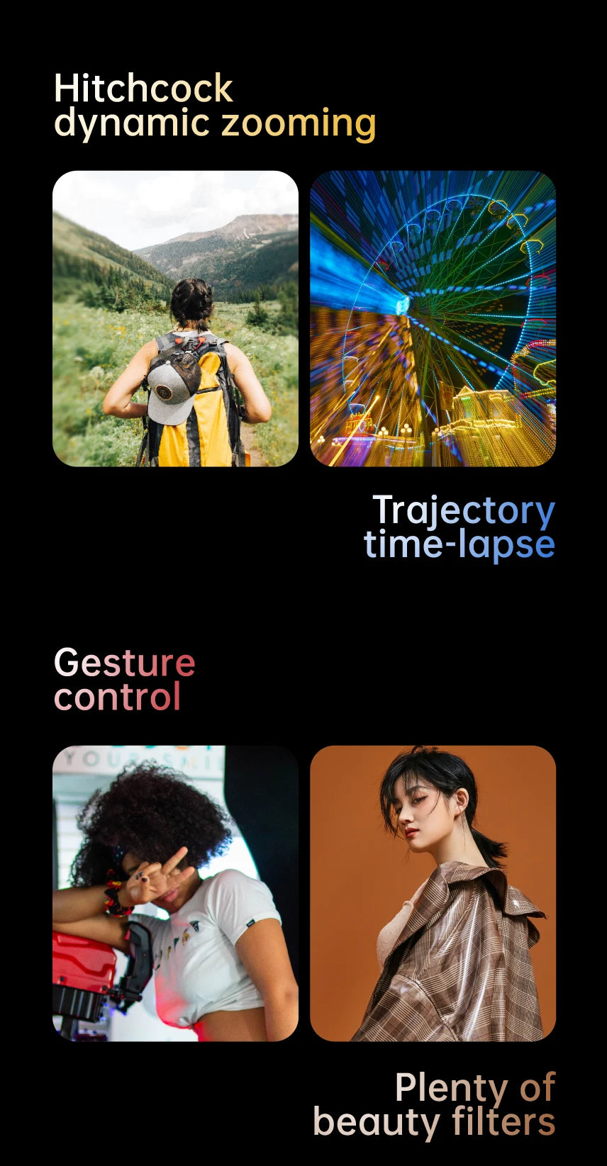 AOCHUAN 3-Axis Handheld Gimbal Stabilizer SmartXE for iPhone Android AI Face Tracking TikTok Vlog Smartphone Camera Stabilizer