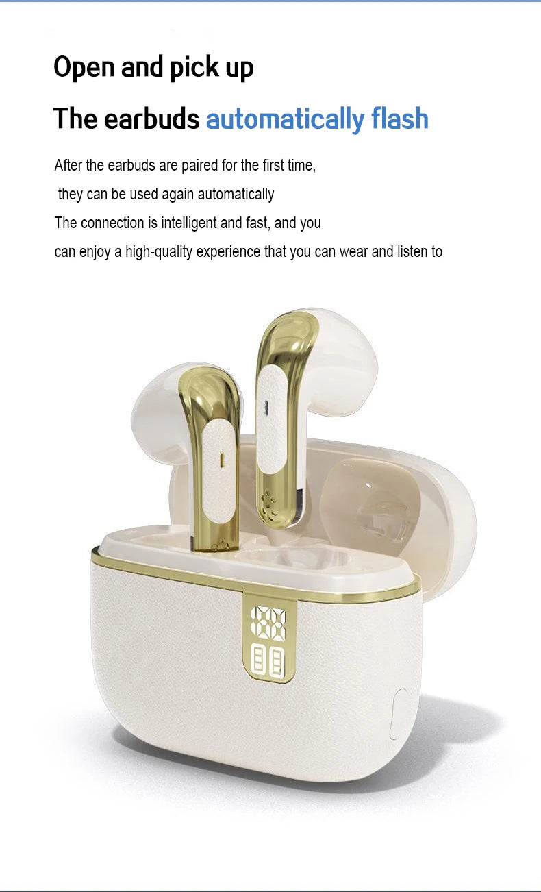 Bluetooth Earphone Wireless Headphone HiFi Stereo Sport Gaming Headsets ENC HD-Calling Noise Reduction Earbuds For Xiaomi iPhone