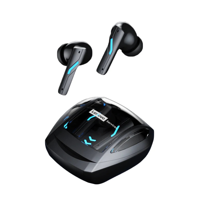 Choice Lenovo GT100 TWS Bluetooth 6.0 Gaming Earbuds Ultra Low Latency Long Endurance Wireless Headphone HD Voice Calls Earphone
