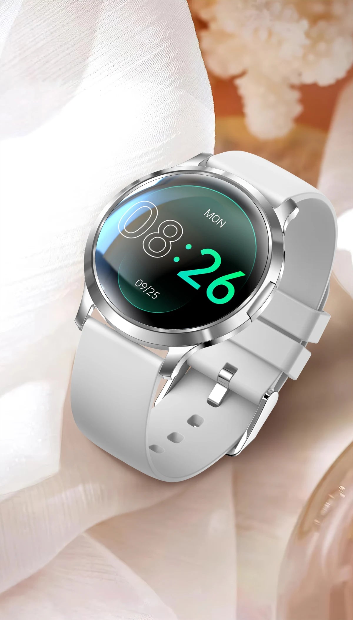 2025 New 1.32inch AMOLED Smart Watch Women GPS Trajectory Heart Rate Bluetooth Call Always Display Lady Smartwatches Men For IOS