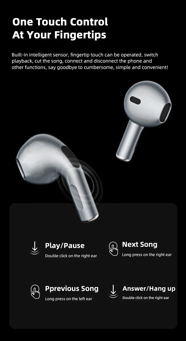 Lenovo LP2 Pro Bluetooth 5.4 Earbuds Semi-In Ear Clear Call HIFI Sound Quality Wireless Earphones Lightweight Comfort Headphones