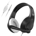 3.5mm Wired Over-Ear Headphones with Mic, Noise Cancelling, Stereo Bass, Soft Earmuffs for Gaming PC/PS4/PS5/XBOX/Laptop/Phone/T