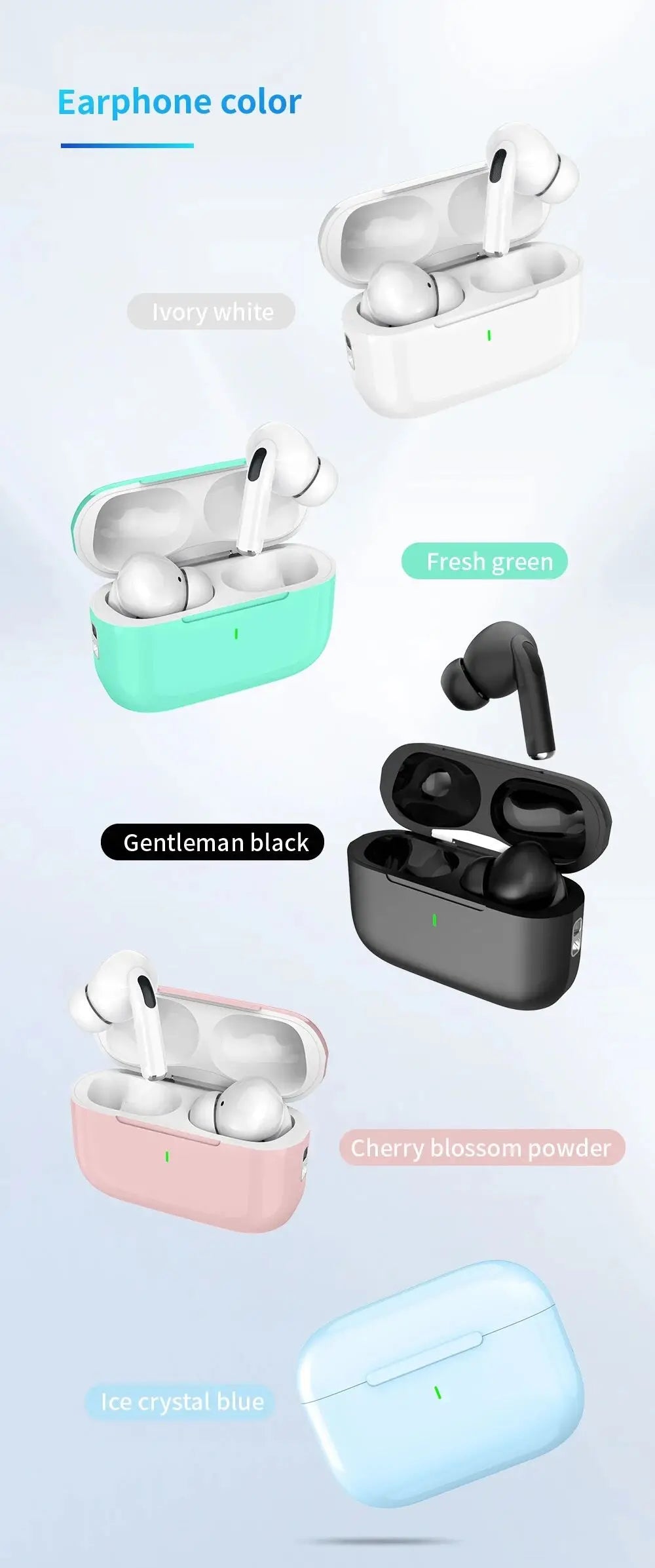 UEESFIT A5 TWS Bluetooth Earphones Hifi Sound Headphones Sport Headset True Wireless Earphones Noise Canceling Earbuds For Phone