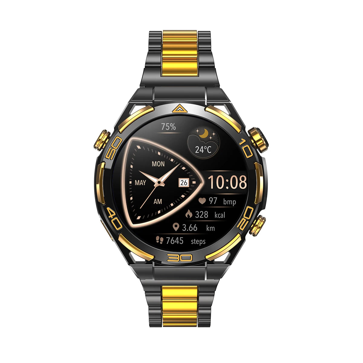 New Blackview W90 Pro GPS Smart Watch 1.43" HD AMOLED Display, 900mAh/ 20Days Standby Bluetooth Waterproof Sport Watch for Men