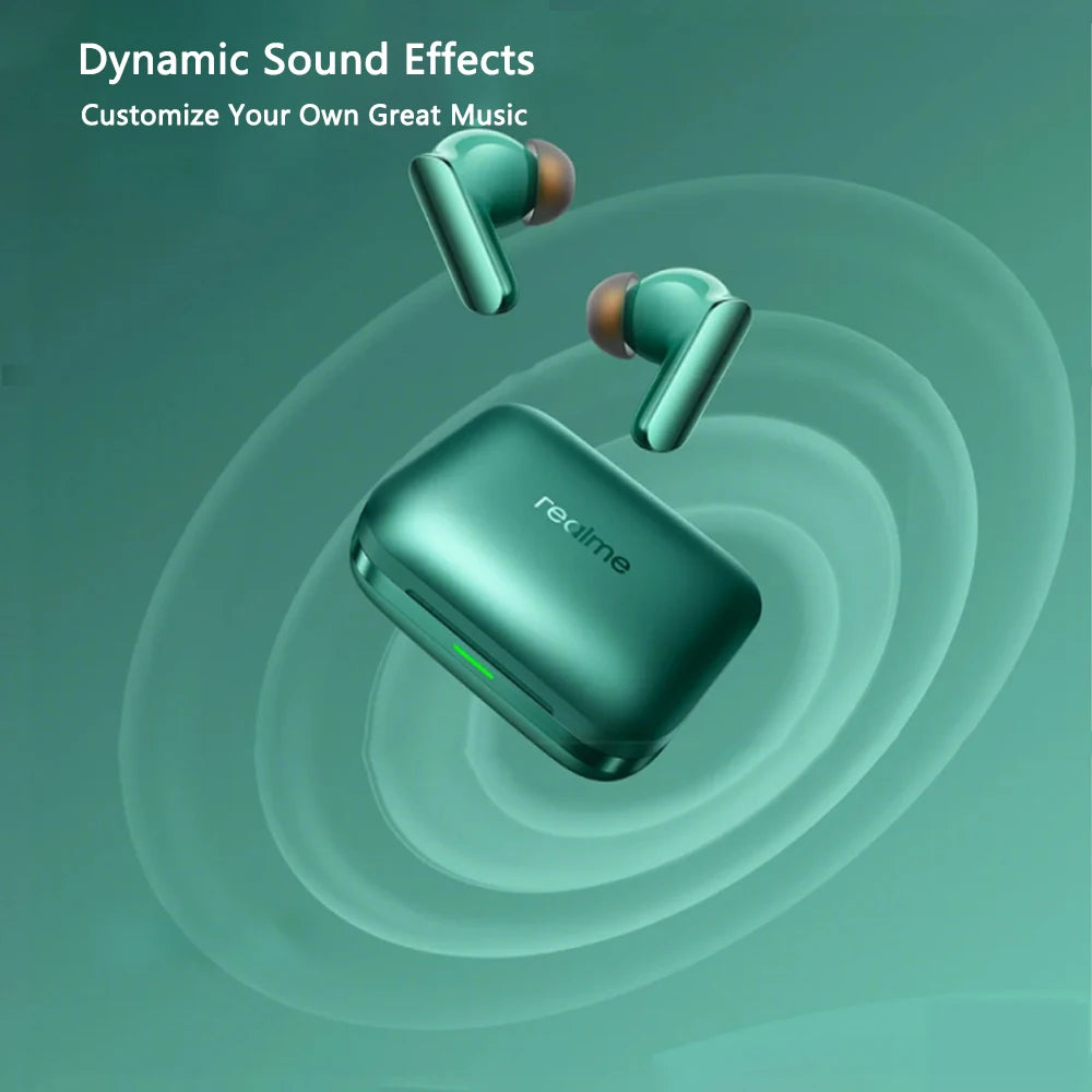 Global Version realme Buds Air 7 Pro 53dB Active Noise Cancelling True Wireless Earphone 48Hour Battery Bluetooth 5.4 Headphone