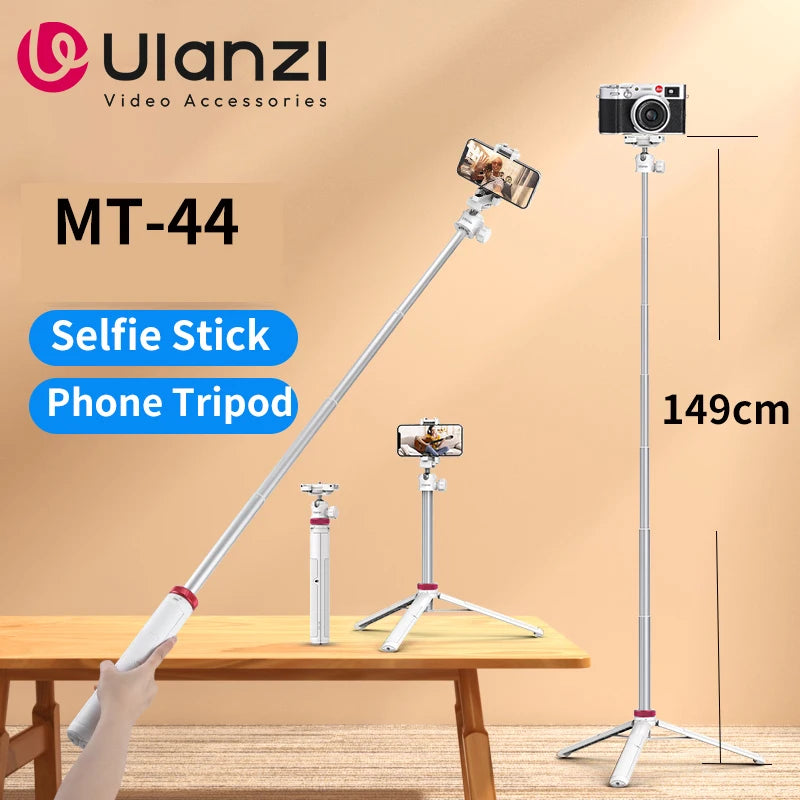 Ulanzi MT-44 2-in-1 Selfie Stick & Mini Tripod