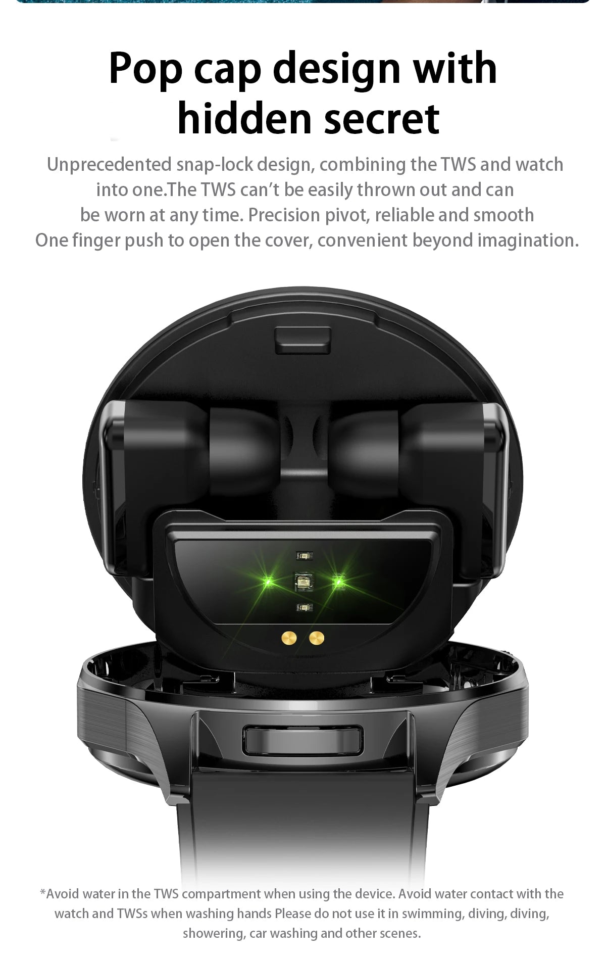 2026 new 2-In-1 TWS Headset Smart Watch 1.43" Women Men Sport Fitness motion Tracker Watches Earphone Music Smartwatch