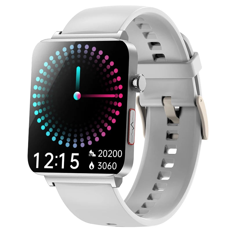 KS03 PRO Health Smart Watch For Men Women Bluetooth Calling Fitness Tracker Smartwatch E/C/G Test Outdoor 1.96" Large Screen SOS