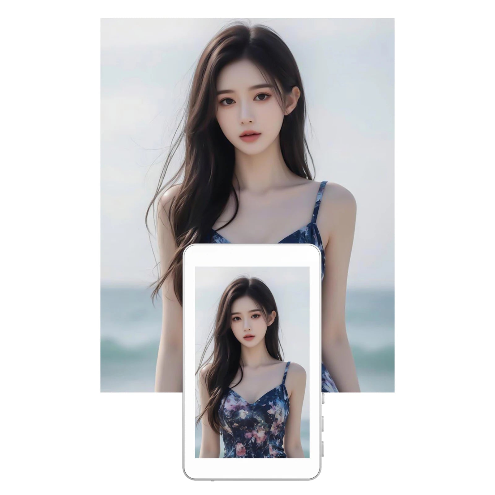 Magnetic Smartphone Monitor Screen – Rear Camera Vlog & Selfie Display for Live Streaming & Video Recording (Android & iPhone)