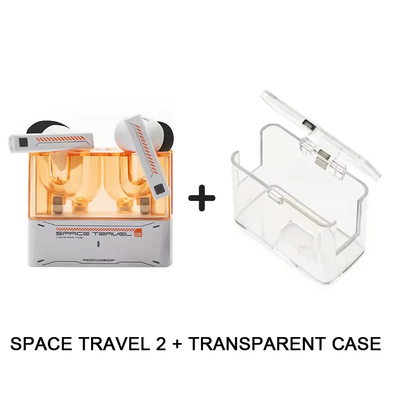 Moondrop Space Travel 2 HiFi Noise-Canceling TWS  Bluetooth 6.0 Compatibility Earphones with Great Call Quality