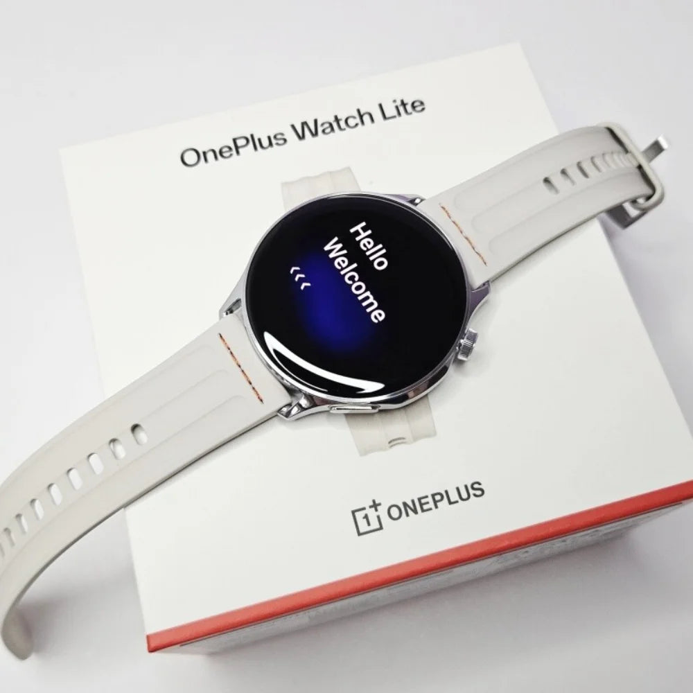 World Premiere OnePlus Watch Lite Smart Watch Global Version Up to 10 Days of Battery Life Dual Band GPS 1.46'' AMOLED Display