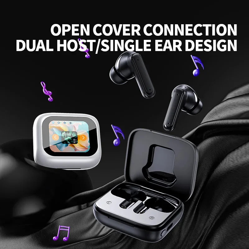 Wireless earbuds E18pro Bluetooth 5.4 Headphones ANC In Ear Gaming Headset Noise Reduction TWS Earphones Touch Control Wit Mic