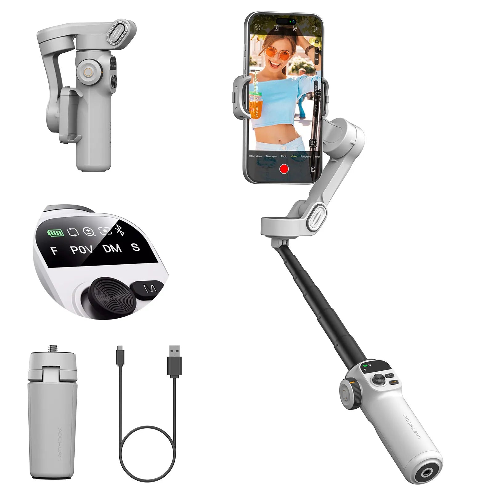 AOCHUAN Smart X2 3-Axis Handheld Smartphone Gimbal