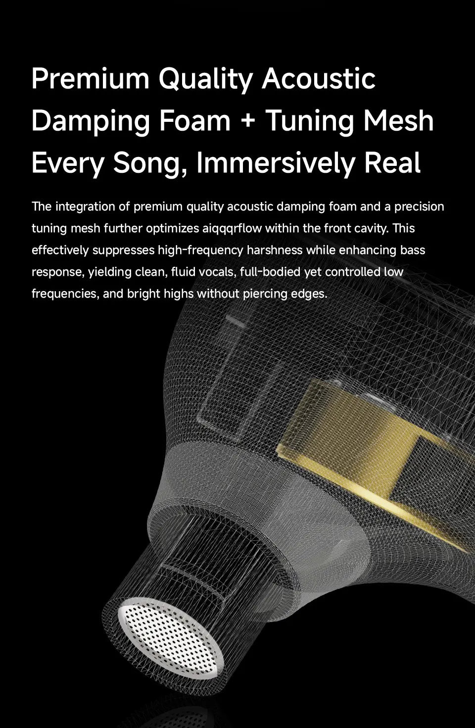 CVJ Vivian In Ear Earphones10mm Dual Magnetic Sound 3 Tuning Modes Music Movies Gaming Ergonomic Design Ideal for HiFi Upgrade