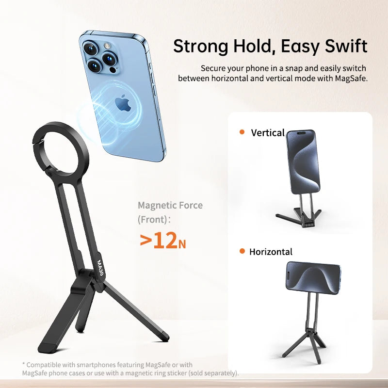 Ulanzi MA30 Magnetic Carabiner Mini Phone Tripod
