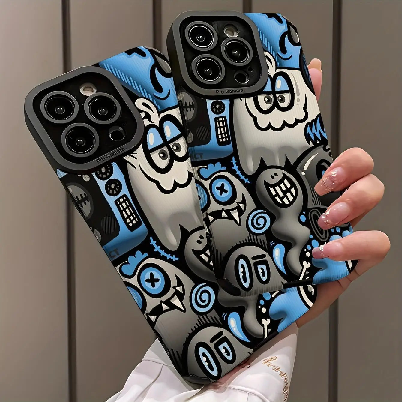 Creative Cartoon Graffiti Pattern iPhone Case