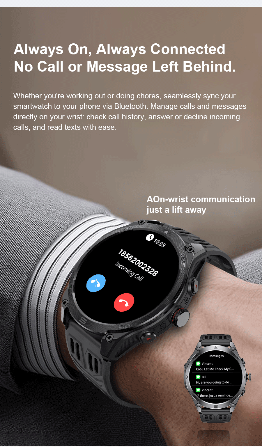 2026 Ultra New Built in GPS Compass Smart Watch 1000mAh Battery 10ATM Waterproof Sports tracker Outdoors Military Smartwatches